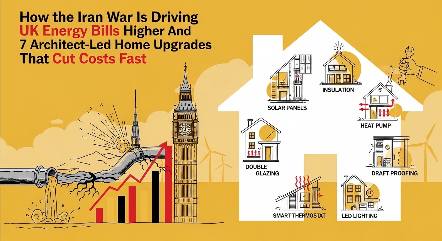 How the Iran War Is Driving UK Energy Bills Higher And 7 Architect-Led Home Upgrades That Cut Costs Fast